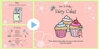Fairy Cake Recipe PowerPoint - fairy cake, recipe, powerpoint