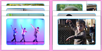 Dance Freeze Display Photos - Eyfs, physical development, movement, actions