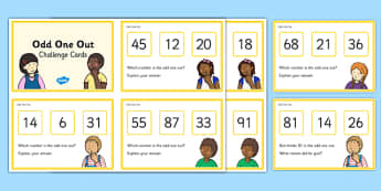 Odd One Out Challenge Cards