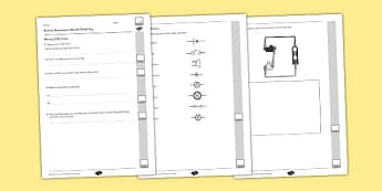 Year 6 Electricity End of Unit Assessment - assessment, electricity, year 6, test