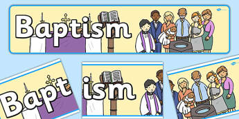 Baptism Display Banner - baptism, display banner, display, banner