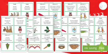 What am I? Christmas Guessing Game English/Hindi - receptive delay, expressive delay, Christmas, inference, guess, Quiz, knowledge