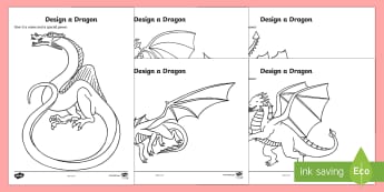 St. George's Day Design a Dragon Activity Sheets - KS1, Year 1, Year 2, St George, Saint George,Saint George's Day,  worksheets, 23rd April, Dragon, S