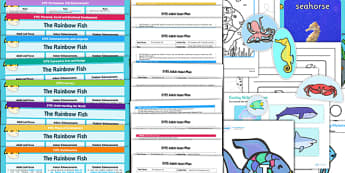 EYFS Lesson Plan Enhancement Ideas and Resources Pack to Support Teaching on The Rainbow Fish - planning, eyfs, rainbow fish, lesson plan