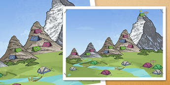 Rivers and Mountains Journey A2 Poster - rivers, mountains, journey, poster