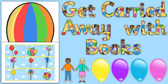 Ready Made Get Carried Away With Books Display Pack - display
