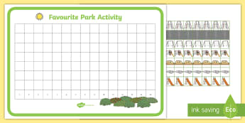 Park Pictogram Activity Pack - EYFS Parks and Gardens, playgrounds, park equipment, play, favourite, best, most, least, number, cou