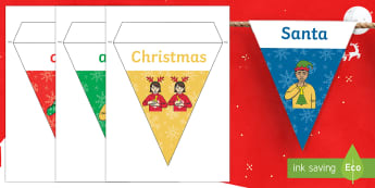 BSL Christmas Display Bunting