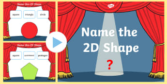 Name the 2D Shape KS1 PowerPoint Quiz - quiz, 2d, shape, name
