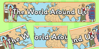 The World Around Us Display Banner - display, banner, world