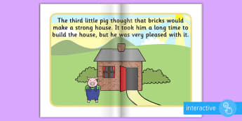 The Three Little Pigs eBook - books, interactive books, read 
