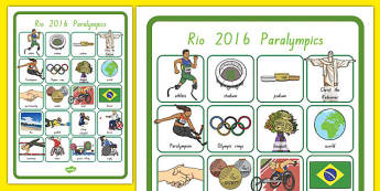 Paralympics Word Grid - nz, new zealand, Paralympics, rio, 2016, sports, events, pe, words, vocabulary, medals, events, athletes, disability