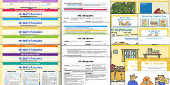 EYFS Bumper Planning and Resource Pack to Support Teaching on Mr Wolf's Pancakes - Pancake Day, Shrove Tuesday, EYFS, early years planning