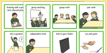 Classroom Visual Aid Cards - classroom, visual aid, cards, visual, aid