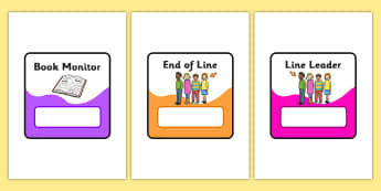 Monitor & Job Cards - Pupil job cards, job badges, monitors, classroom monitors, pupil jobs, helpers, job labels, Foundation Stage Labels, Teaching Labels