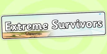 Extreme Survivors Topic Display Banner - IPC, header, display