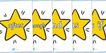 Conjunctions on Stars - conjunction, Connectives, Display