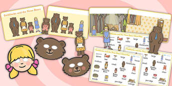 Goldilocks and the Three Bears Story Sack - story sack, story books, story book sack, stories, story telling, childrens story books, traditional tales