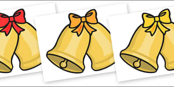 Christmas Editable A4 Bells - christmas, xmas, editable, image, editable image,  bells, A4 bells, editable bells, display bells, bells for display, christmas bells, editable picture, editable display image, display, display picture