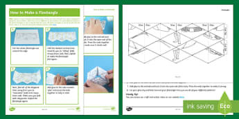 KS2 Stone Age Flextangle Paper Craft - history, early ages, patterns, mindfulness, colouring