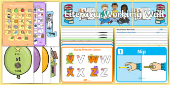 EYFS Literacy Working Wall Display Pack