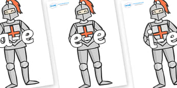 Modifying E Letters on Knights - Modifying E, letters, modify, Phase 5, Phase five, alternative spellings for phonemes, DfES letters and Sounds