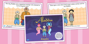 Aladdin Story EAL Romanian Translation - aladdin, story, romanian
