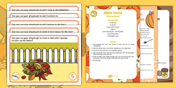 Autumn Number Playdough Recipe and Mat Pack