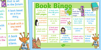 Book Bingo A3 Display Poster - reading, literacy, game, library, ks2, display, classroom, english