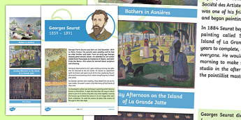 Georges Seurat Artist Fact File Fact File