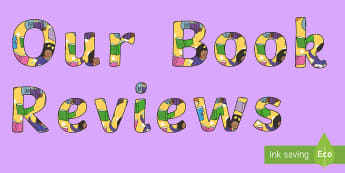 Our Book Reviews Display Lettering - Get Carried Away with Books, letering, displaylettering, display lettring, llettering, display lette