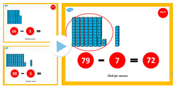 Year 2 Subtracting 2 Digit Numbers and Ones Not Crossing 10 