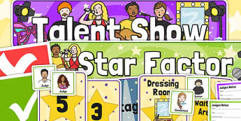 Talent Show Audition Role Play Pack - talent show, role play