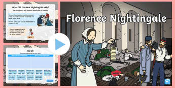 Florence Nightingale PowerPoint - EYFS,KS1, Florence Nightingale's Birthday,12.5.17, year one, year 1, Y1, year two, year 2, Y2, KS1,
