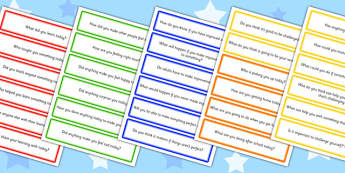 100 Circle Time Questions to Ask Before Home Time Cards - home time