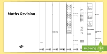 Year 4 Maths Revision Booklet - KS2, Maths, Year 3, revision, reasoning, mastery, arithmetic, mathematics, Year 4