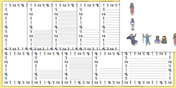 The Miracles of Jesus Bible Stories Page Borders - border, frame