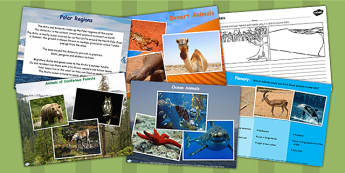 Living Things and Their Habitats Lesson Teaching Pack Flipchart  