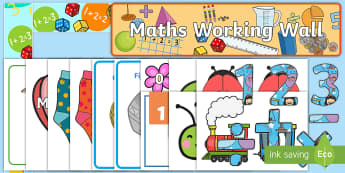 EYFS Maths Working Wall Display Pack