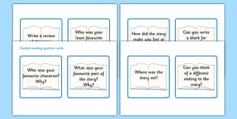 Guided Reading Activities - guided reading activities, question
