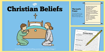 Christian Beliefs Teaching Lesson Pack - christian, teaching, pack