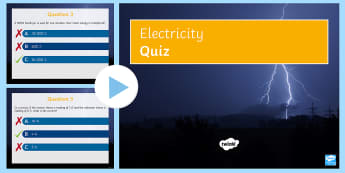 Electricity Quick Quiz - LDR, fuse, Power, voltmeter, ammeter, revision, quiz