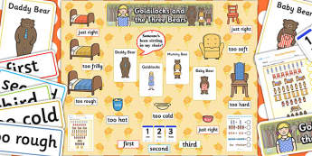 Ready Made Goldilocks and The Three Bears Display Pack - display