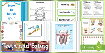 KS1 World Oral Health Day Resource Pack - oral health, teeth, mouth, brushing teeth, toothbrush, dental, dental hygiene