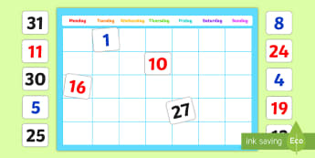 A2 Editable Calendar Display Pack - ready made, display, pack
