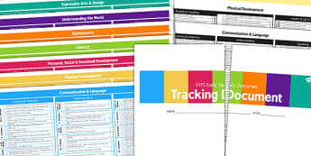 EYFS Development Record Tracking Document September 2014 - Early, Years, Outcomes, EYFS, Record, Tracking, Development