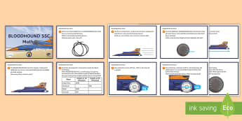 LKS2 Bloodhound SSC Maths Challenge Cards - Bloodhound, SSC, Supersonic, Maths, Challenge, Problem Solving, Problems