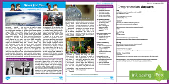 September 2017 News For You - news for you, classroom newspaper, class news, kids newspaper, news report, school newspaper, curren
