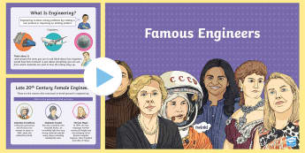 International Women in Engineering Day KS2 Female Engineers Information PowerPoint - science, STEM, physics, chemistry, space, astronaut, computers, IT
