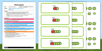 Caterpillar Ordering Numbers EYFS Busy Bag Plan and Resource Pack - numbers, ordering, sequencing, EYFS